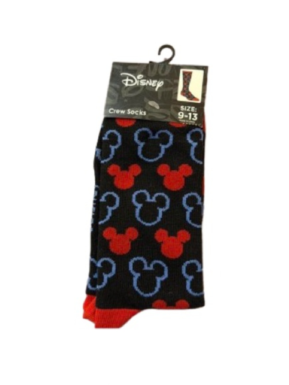 Disney Women's Mickey Mouse Crew Socks 9-13